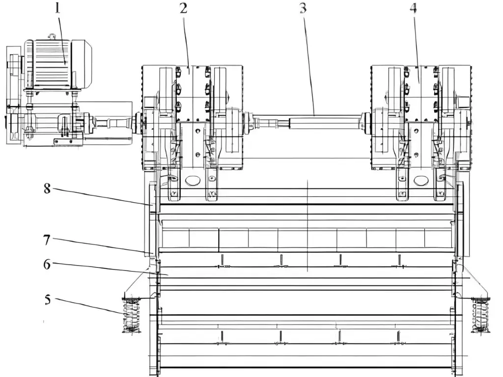 vibrating screen structure (1)